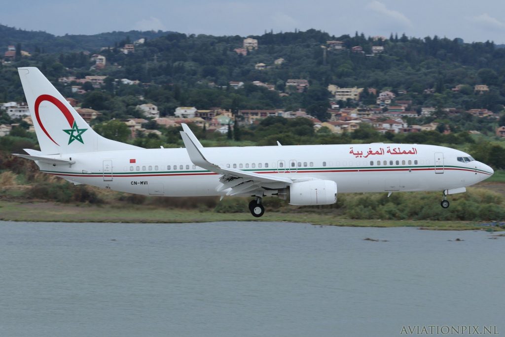 CN-MVI B737 BBJ Koning van Marokko