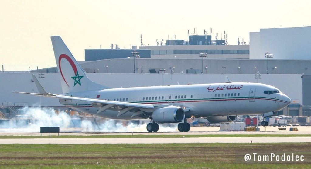 CN-MVI B737 BBJ Fas Kralı