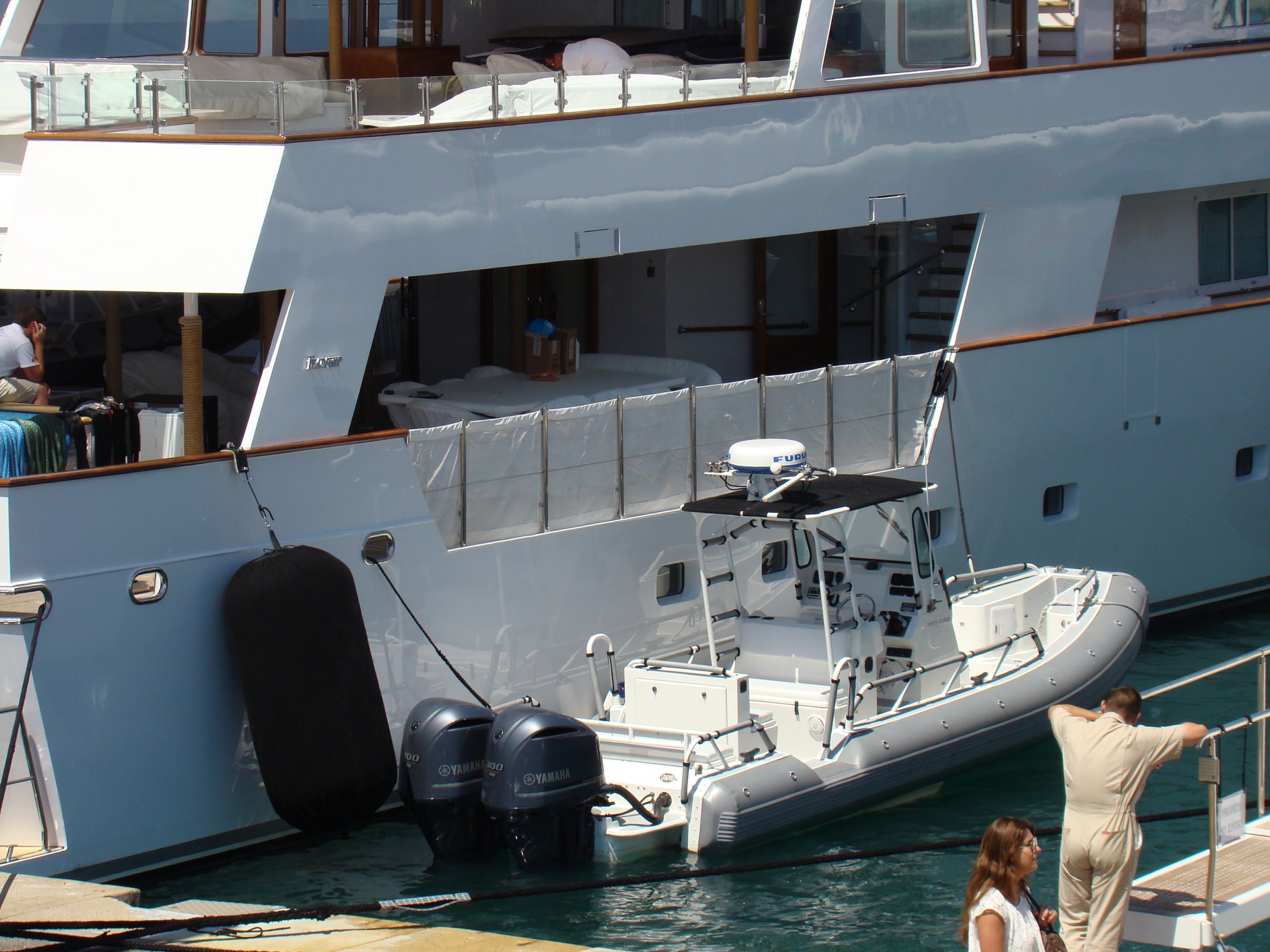 Beiboot für die Falcon Lair-Yacht