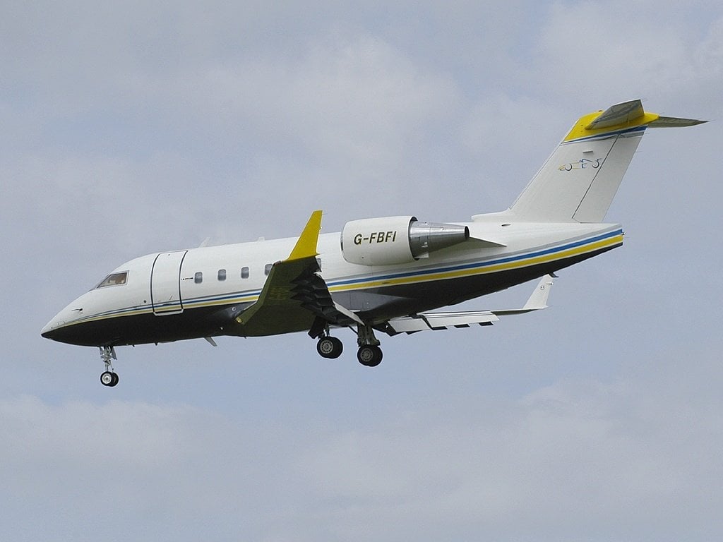 G-FBFI Canadair Flavio Briatore Privatjet