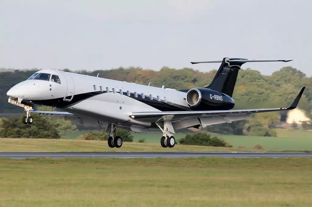 G-RBNS Reuben Brothers Embraer jet 