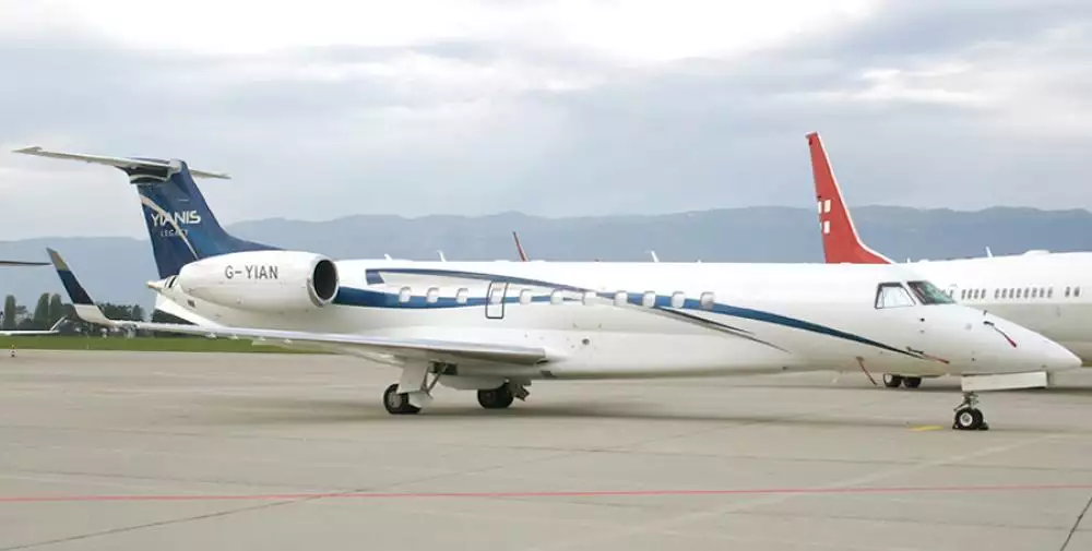 G-YIAN Embraer John Christodoulou private jet 