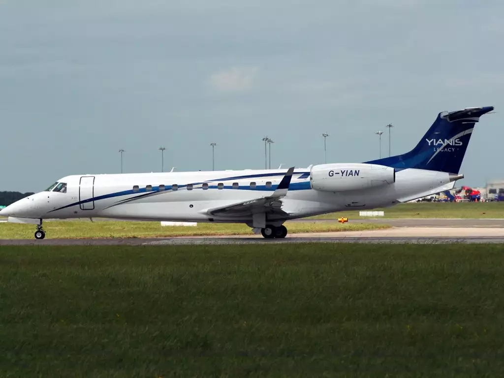 G-YIAN Embraer John Christodoulou private jet 