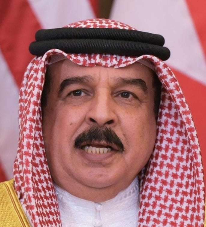 King Hamad bin Isa Al Khalifa of Bahrain