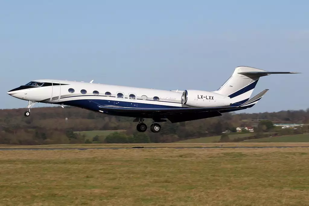 LX-LXX Gulfstream G650 Yuri Shefler özel jet