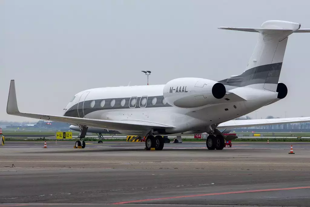 M-AAAL G650 Частный самолет Александра Машкевича 