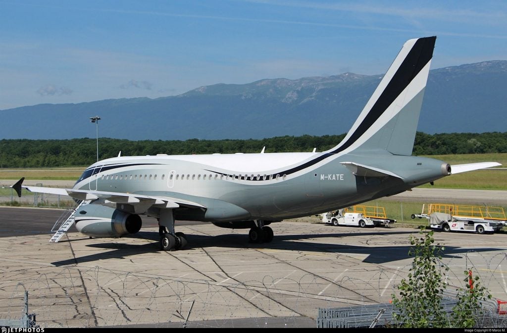 M-KATE A319 Dmitry Rybolovlev jet 