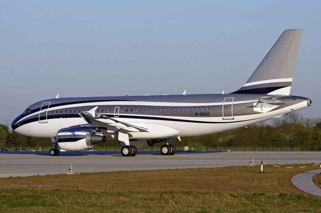 M-RBUS -A319 - Mikhail Prokhorov private jet