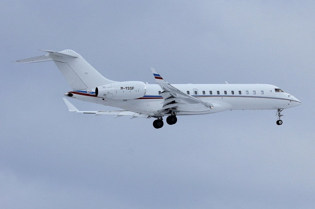 M-YSSF - Bombardier - Alexei - Mordashov