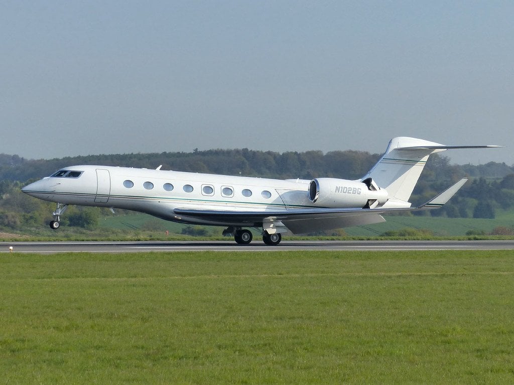N102BG G650 James  Berwind jet