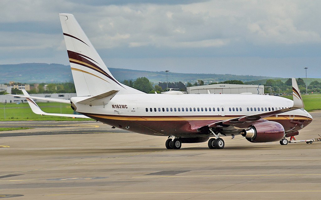 N162WC B737 BBJ Dennis Washington