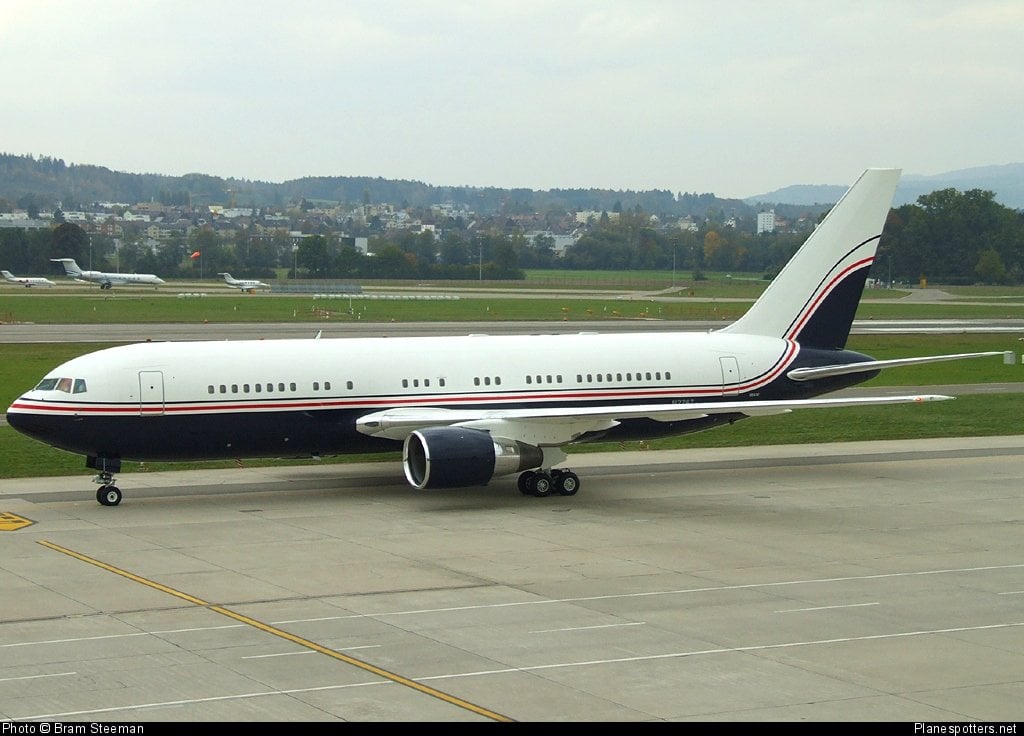 N2767 B767 Google jet privado