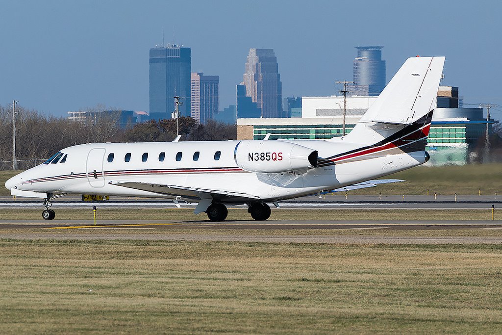 N385QS -Cessna - Рэй Далио