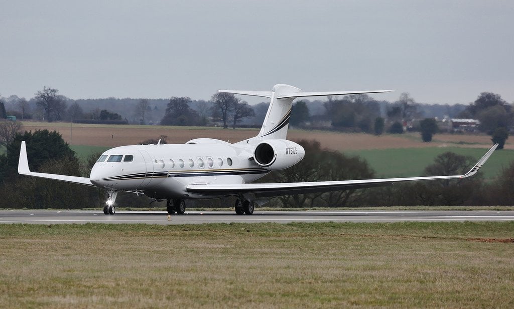 N761LE G650 Blavatnik private jet