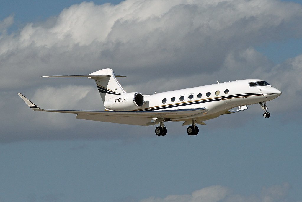 Jet privato N761LE G650 Blavatnik