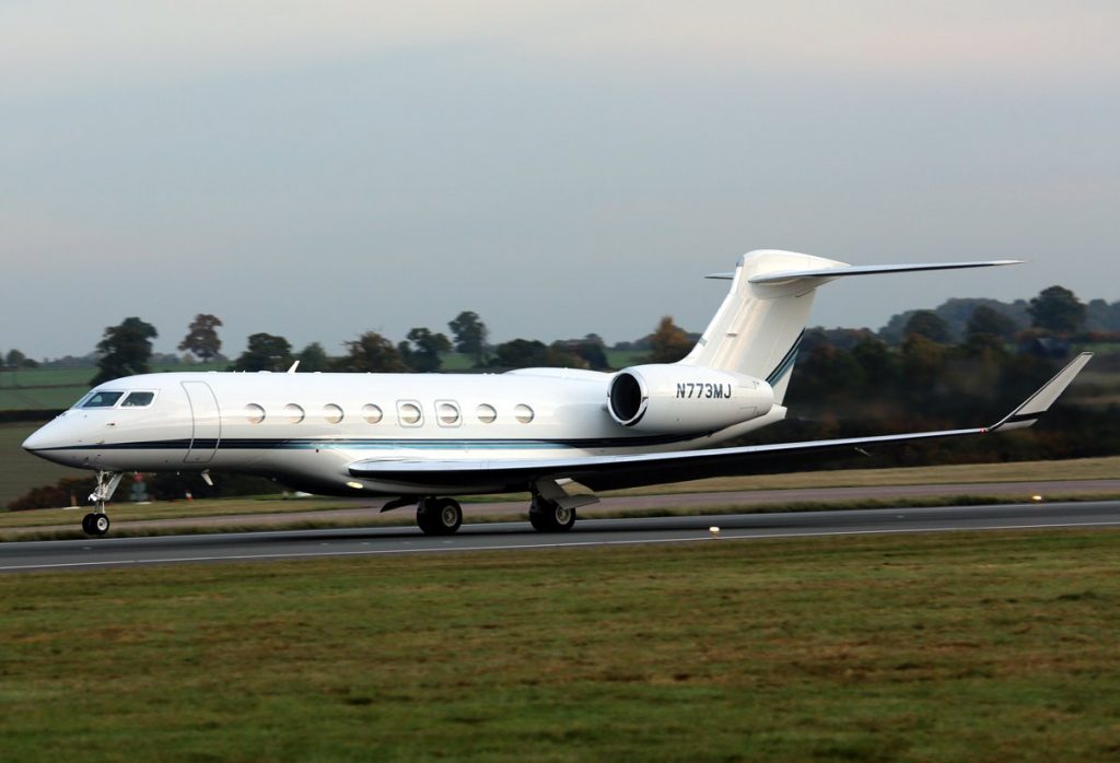 N773MJ G650 جيمس سيمونز طائرة خاصة