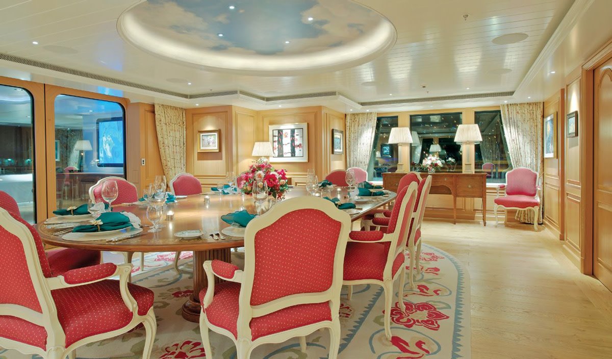 intérieur de yacht Northern Star