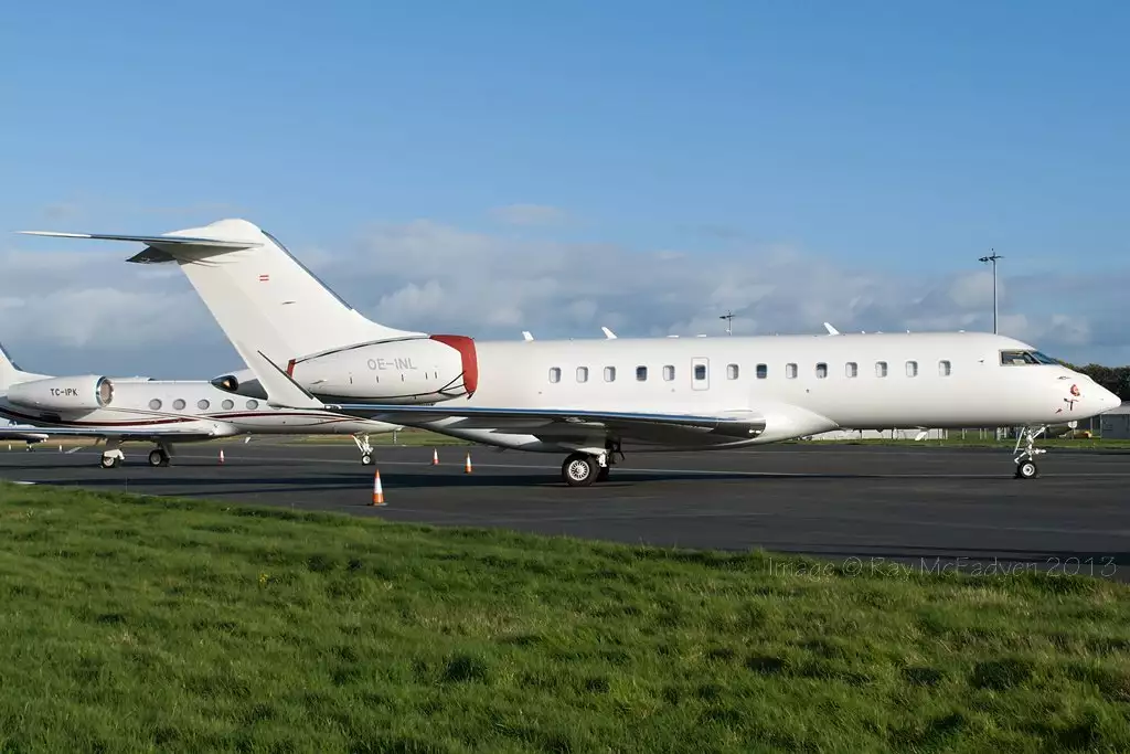 OE-INL Bombardier Global 5000 Владимир Лисин 