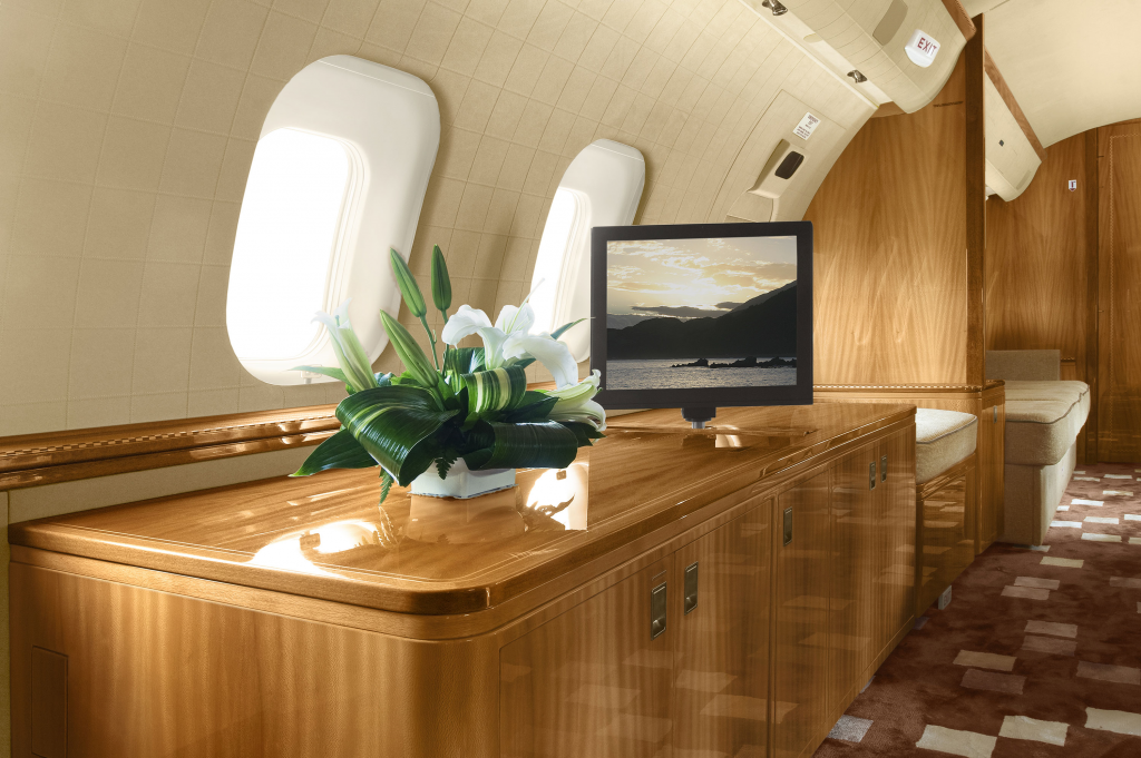 Rashnikov private jet interior