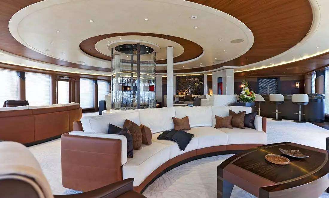 Design de interiores do iate Reymond Langton 