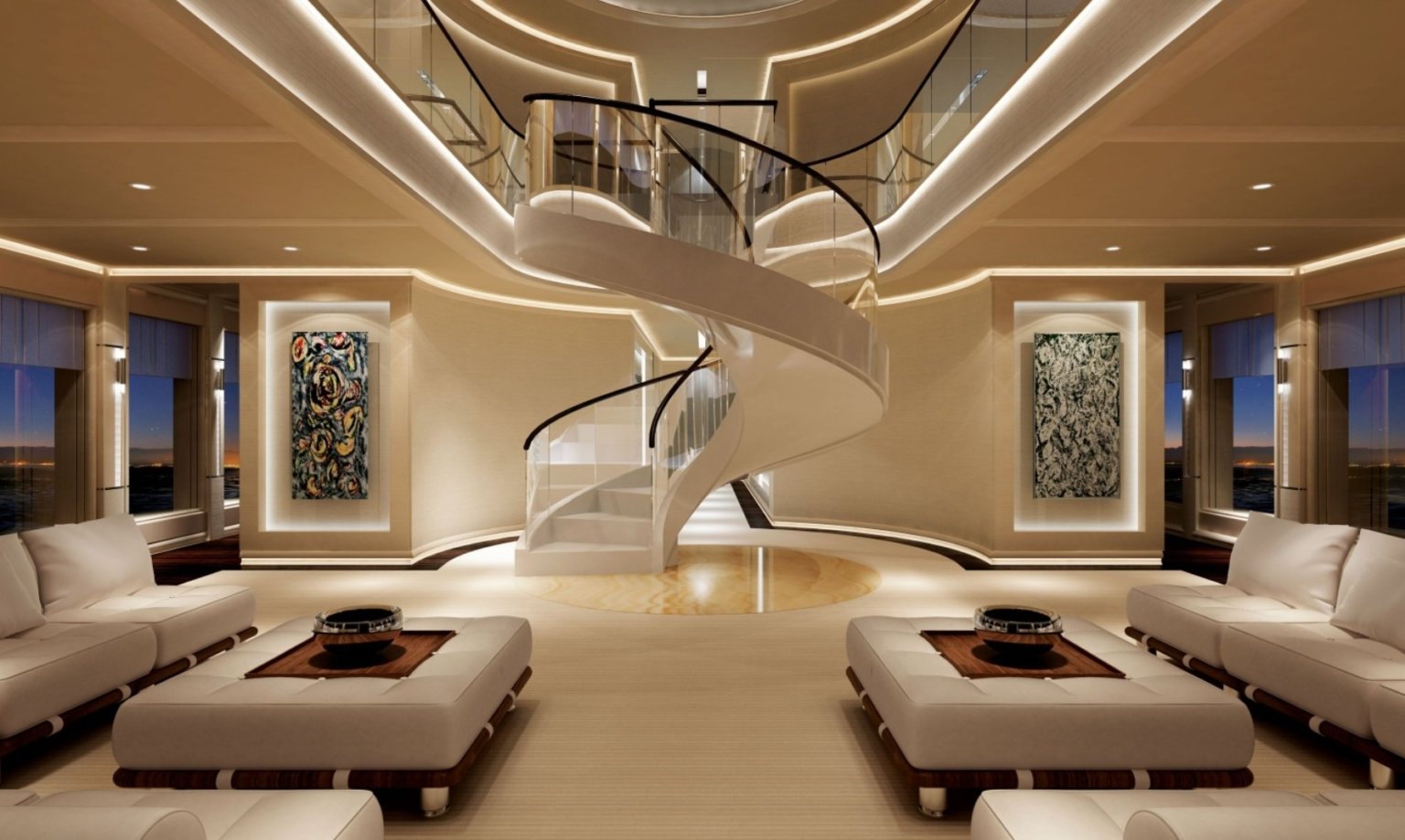 superyacht pi interior