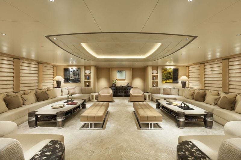 Design degli interni dell'yacht di Terrence Disdale