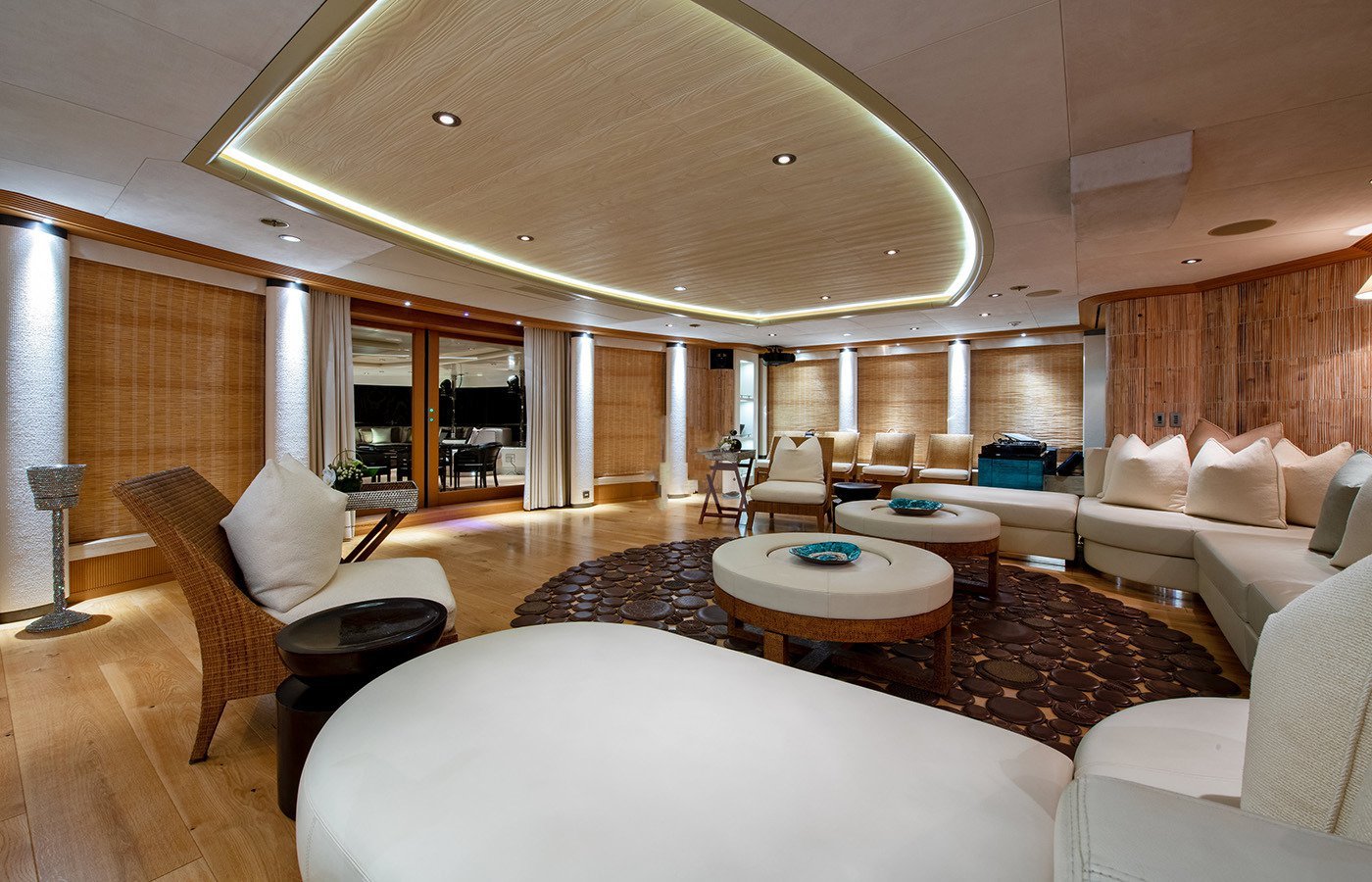 radiant superyacht interior