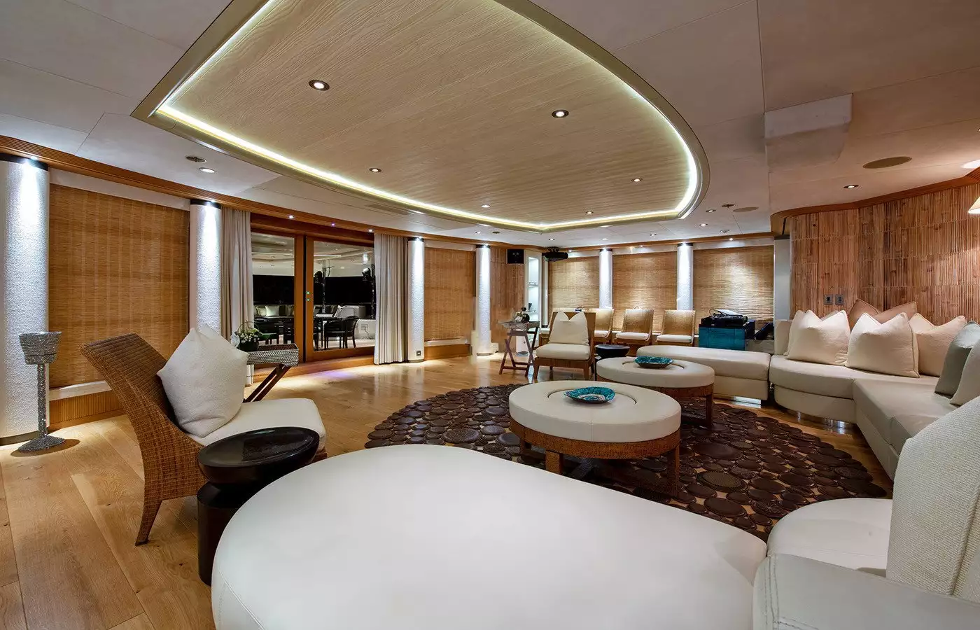 Innendesign einer Yacht von Terrence Disdale