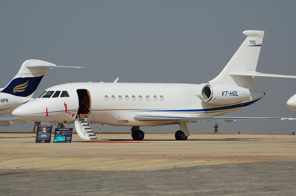 VT-HGL - Dassault Falcon - Prakash Hinduja private jet