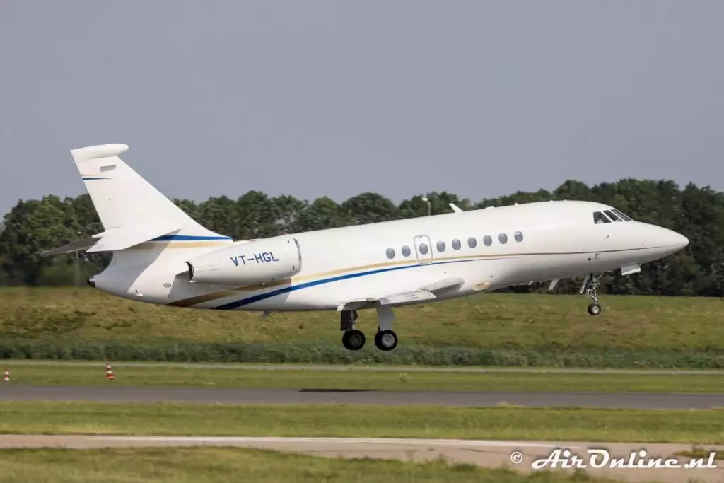 VT-HGL - Dassault Falcon - Prakash Hinduja özel jet