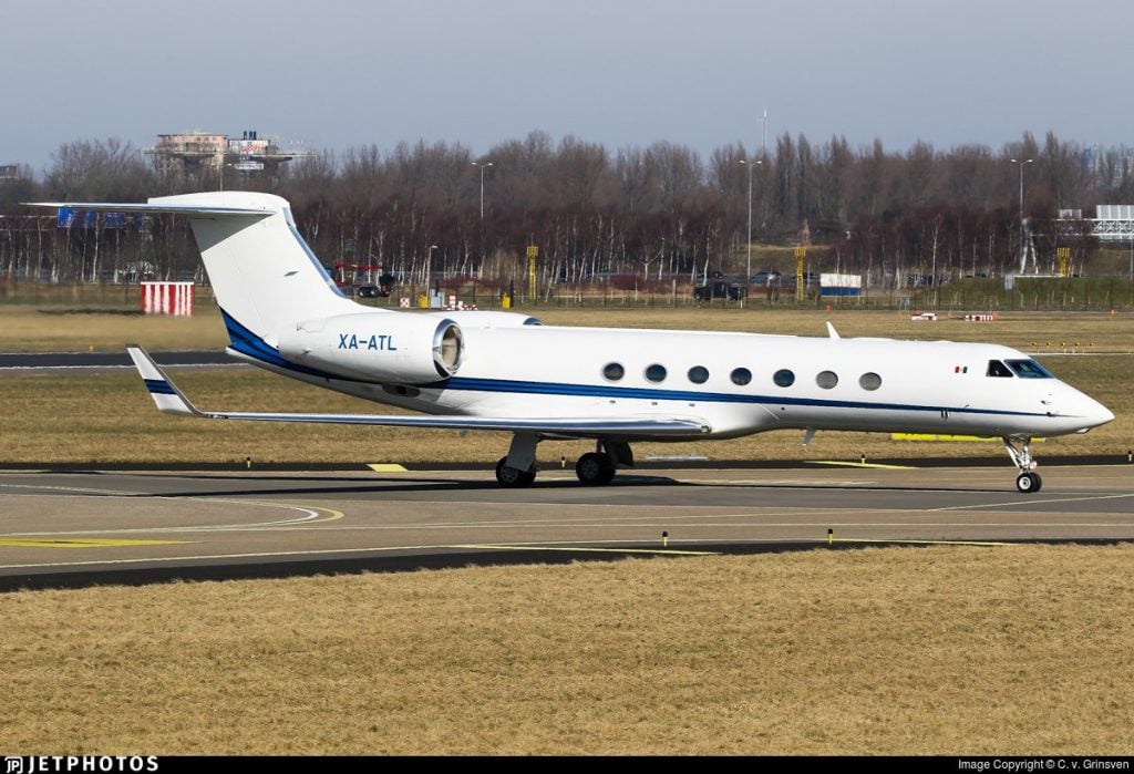 XA-ATL G550 Carlos Slim avión privado