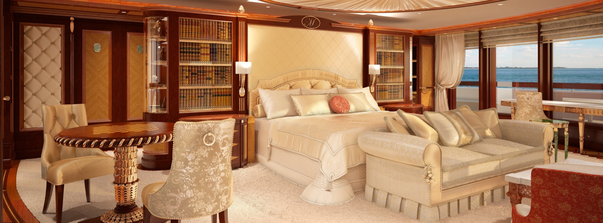 Zuretti Design yacht intérieur