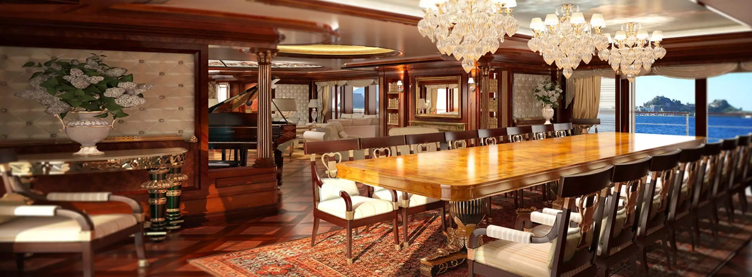 Intérieur de yacht Zuretti Design