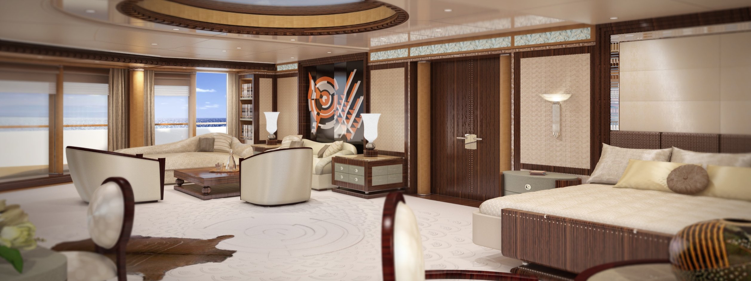 Yachtinterieur von Zuretti Design