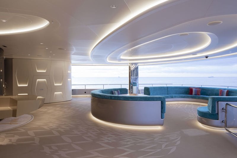 superyacht aviva interior