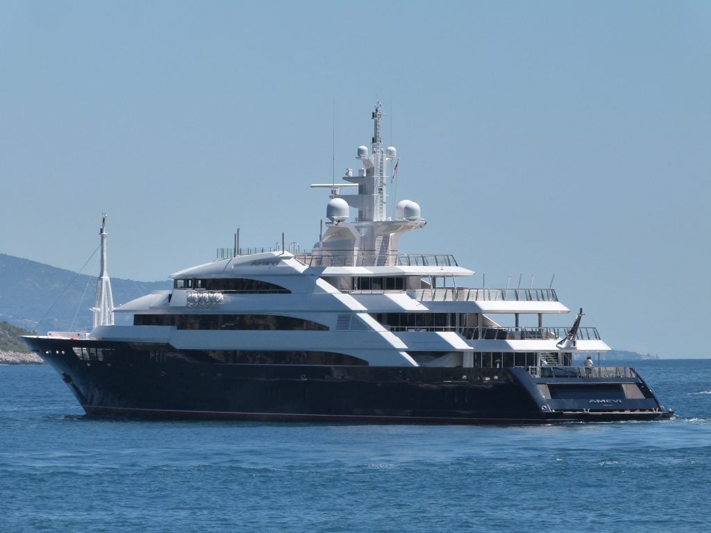 AALTO Yacht • Oceanco • 2007 • Propriétaire Lakshmi Mittal