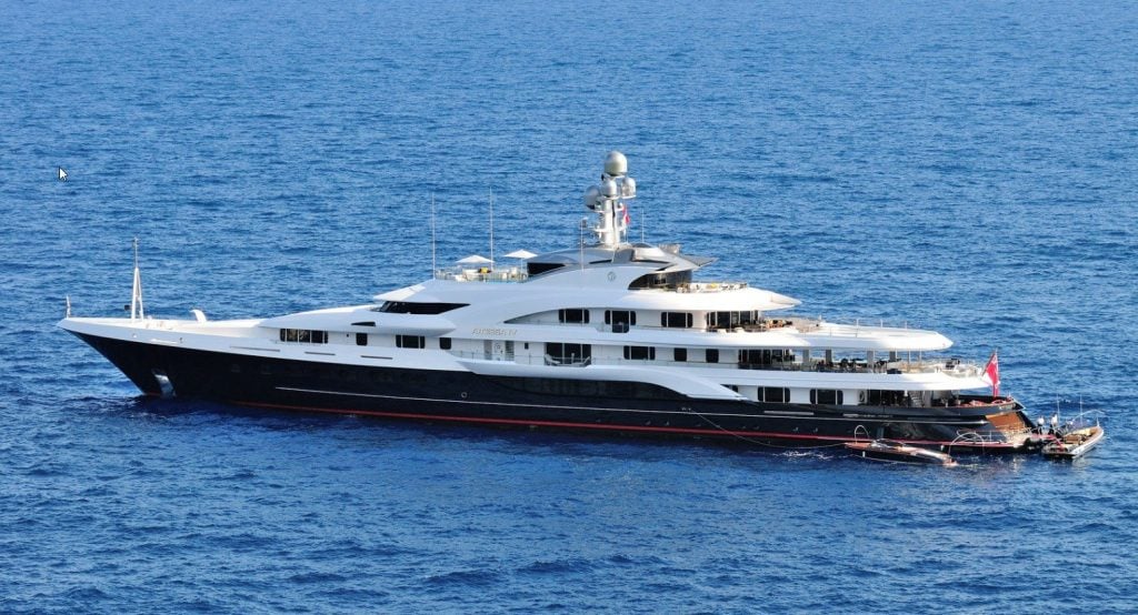 who owns mega yacht attessa
