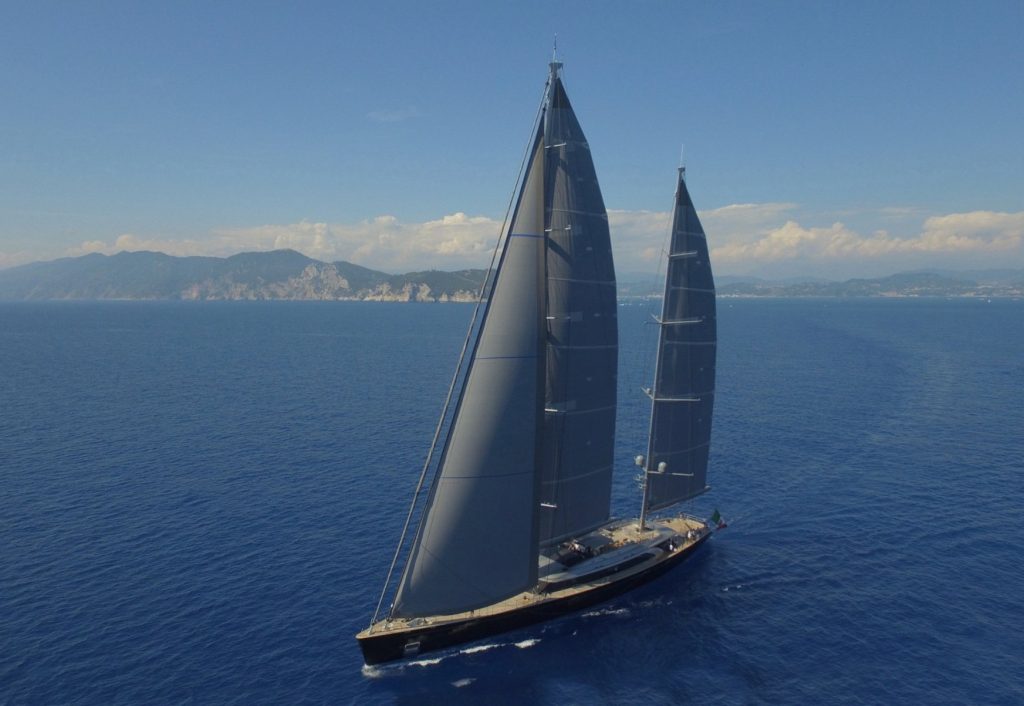 Badis Yacht Perini Navi 2016 Value 100m Owner King Of Morocco Built For Bill Duker