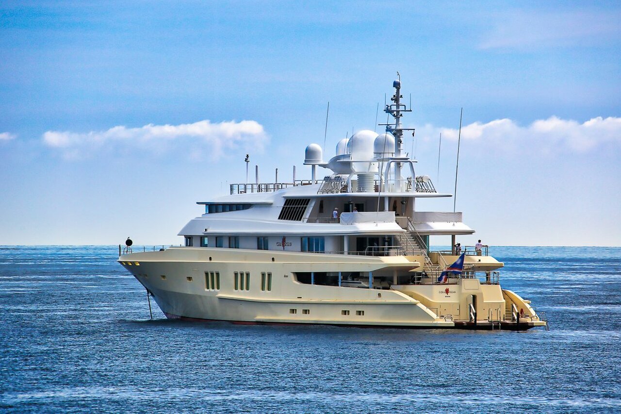 CORAL OCEAN Yacht • Lurssen • 1994 • Owner Ian Malouf