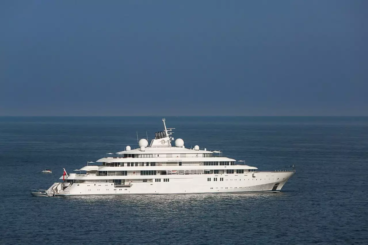 GOLDEN ODYSSEY Yacht • Lurssen • 2015 • 123m • Owner Prince Khaled bin Sultan