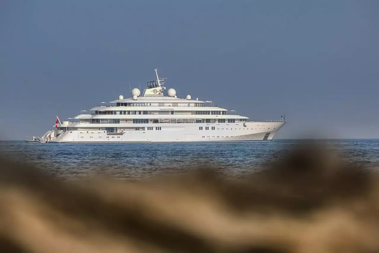 GOLDEN ODYSSEY Yacht • Lurssen • 2015 • 123m • Propriétaire Prince Khaled bin Sultan