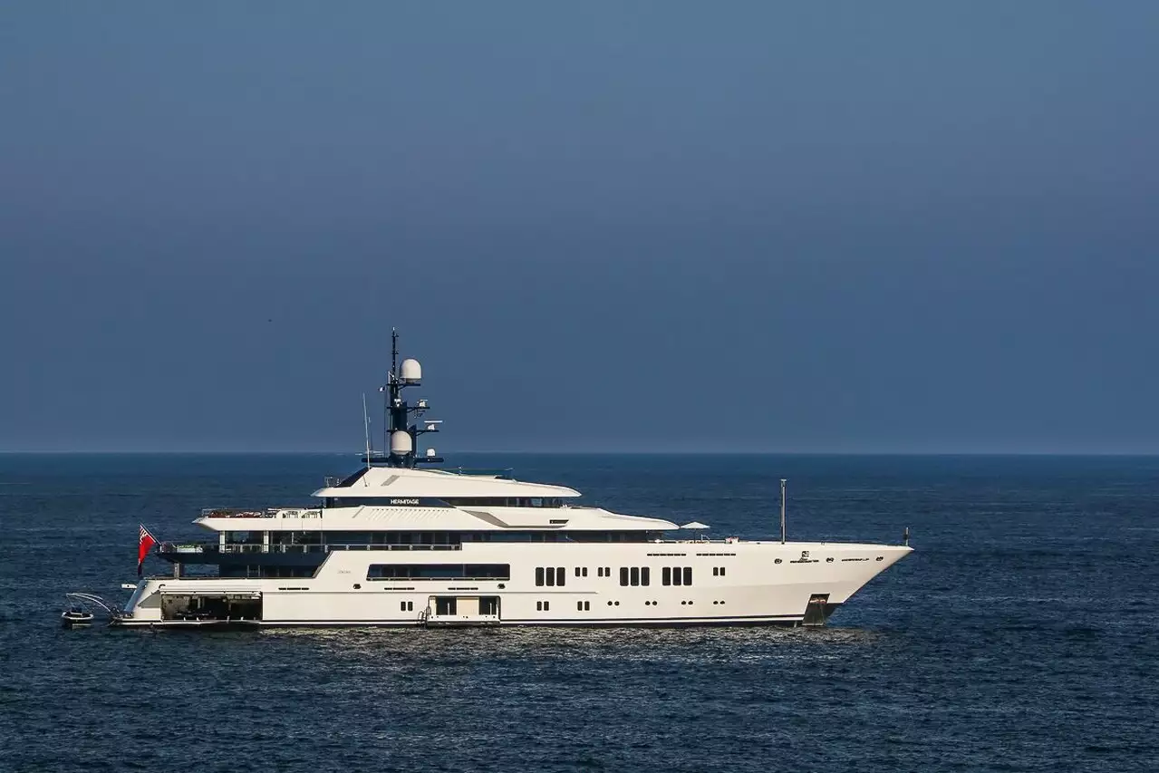 Iate HERMITAGE • Lurssen • 2011 • Proprietário Anatoly Sedykh