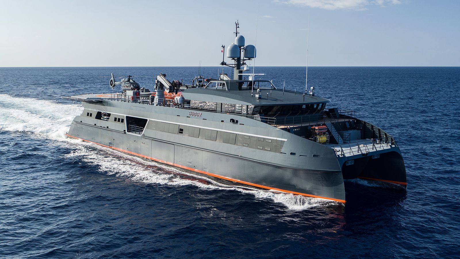 yacht Hodor (support vessel to Lonian) - Lorenzo Fertitta