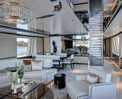yacht Lady May interior