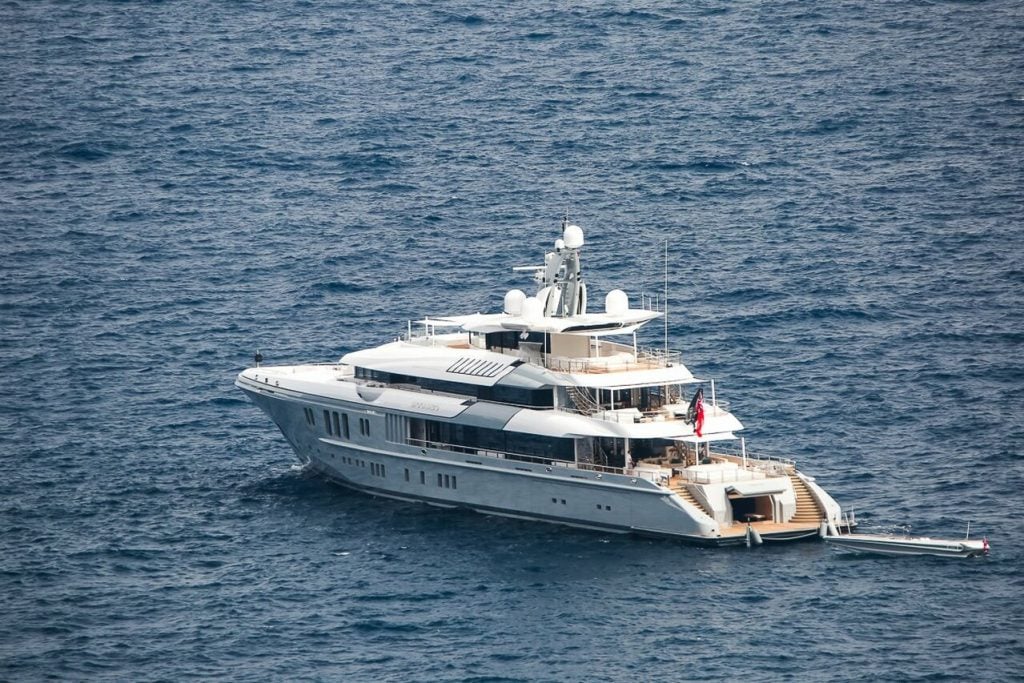 yacht Mogambo - 74m - Nobiskrug - owner Jan Koum