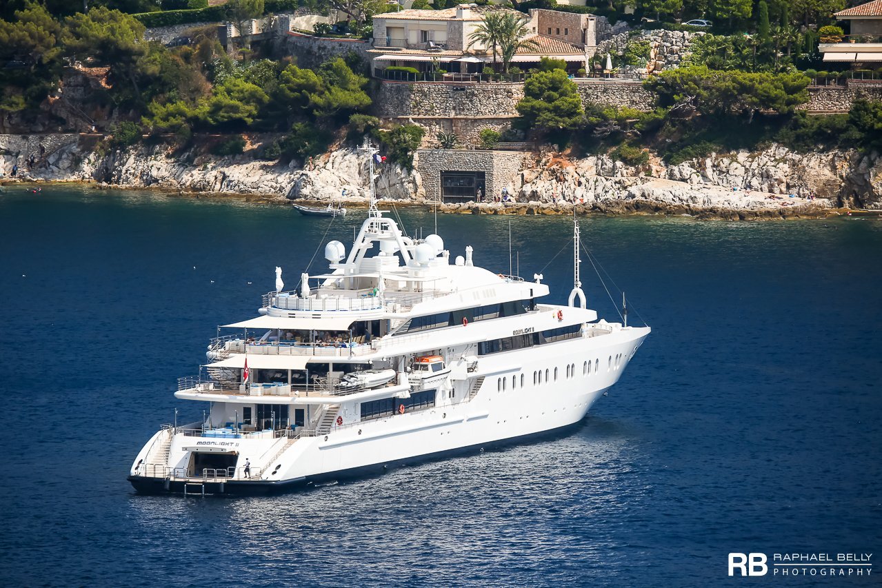 MOONLIGHT II Yacht • Neorion Syros Shipyards • 2006 • Owner Sheikh Sultan bin Khalifa al Nahyan