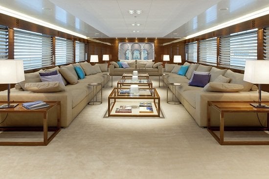 yacht Smeralda interior