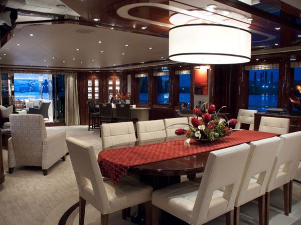 tilman fertitta yacht interior