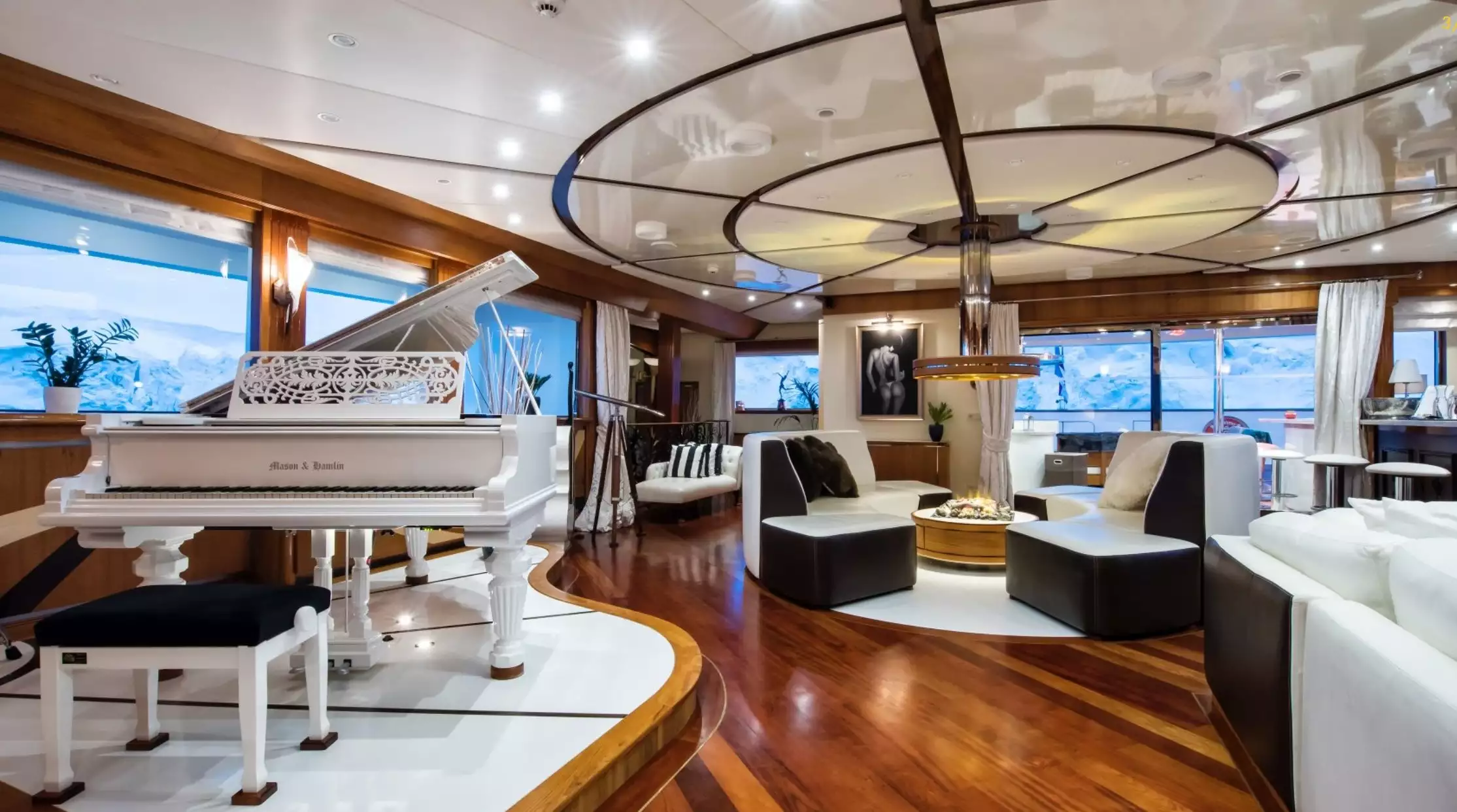 interno della leggenda dell'yacht 