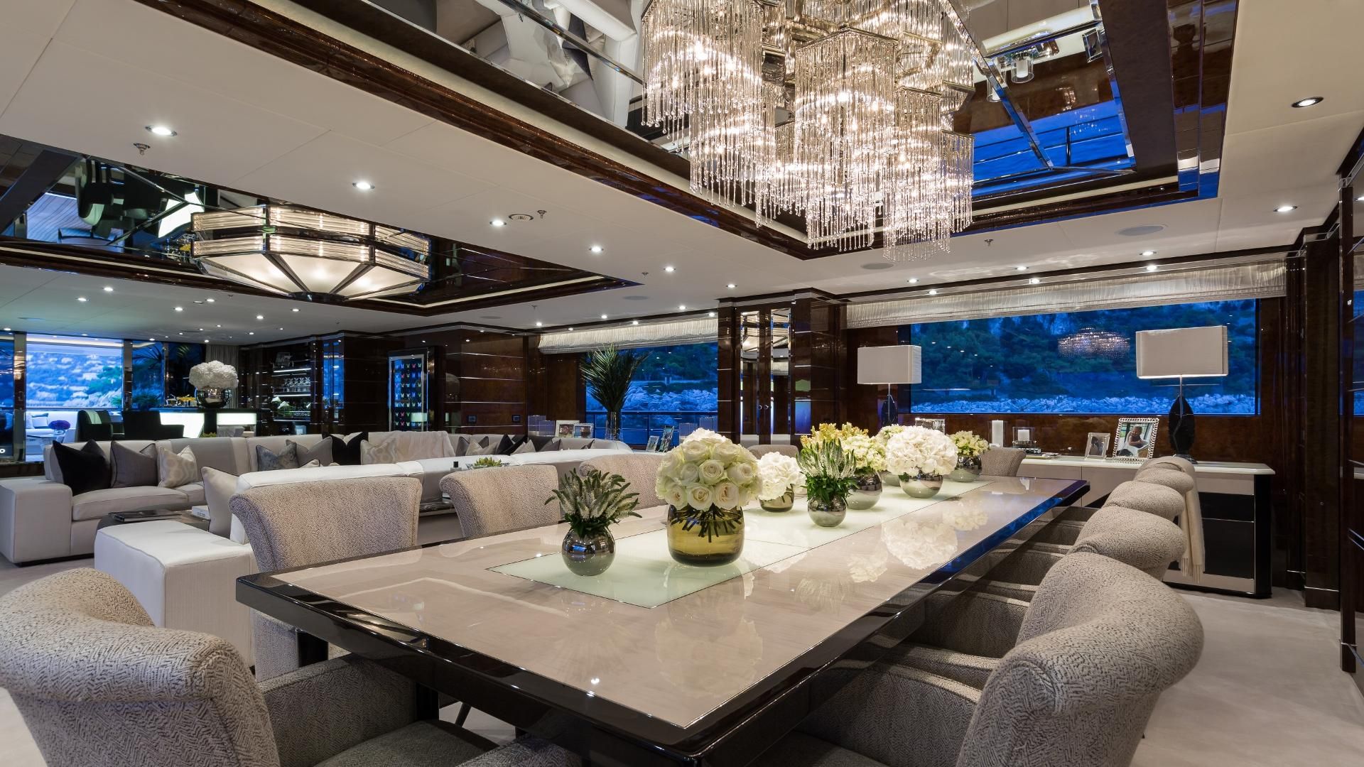 yacht Cœur de Lion intérieur